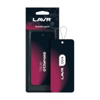 Ароматизатор воздуха для автомобиля картонный Bubble gum LAVR / Ln1772