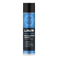 Смазка белая цепная c PTFE LAVR, 400 мл / Ln1741 Смазка белая цепная c PTFE LAVR, 400 мл / Ln1741